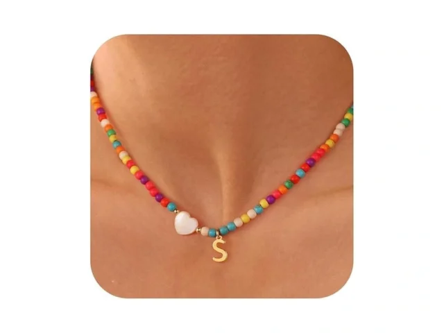 Ursteel Gold Plated Initial Necklaces For Women -… Code