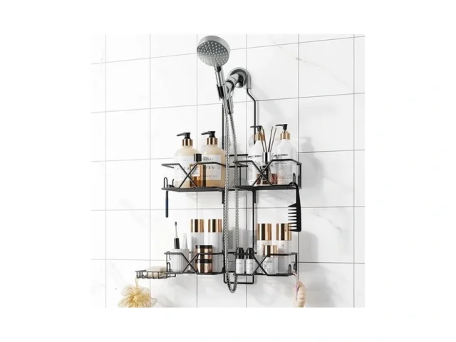 Aeocidy Adjustable Height Shower Caddy Hanging For… Code