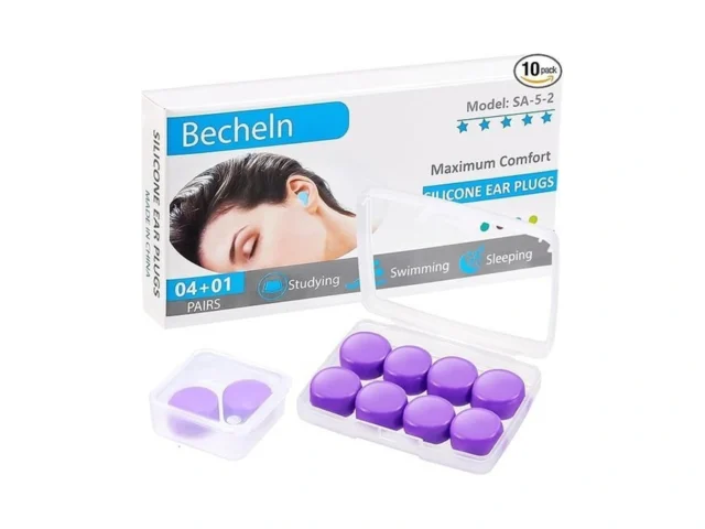 Reusable Silicone Ear Plugs Waterproof Noise… Code