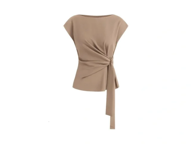 Btfbm Womens Tops Summer 2026 Cap Sleeve Crew Neck… Code