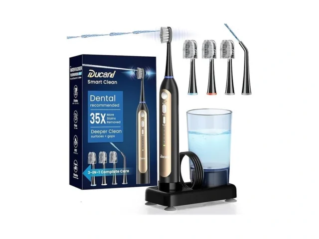 Ducard Electric Toothbrush With Water Flosser 3… Code