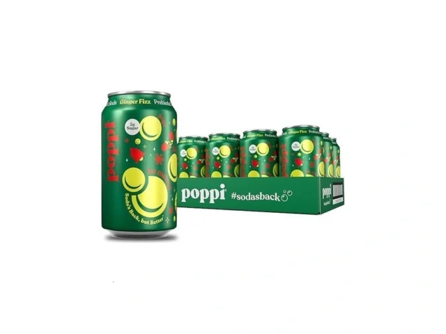 Poppi Sparkling Prebiotic Soda Beverage With Apple… Coupon