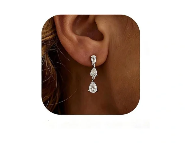 Solistra Dangle Earrings For Women Trendy Silver… Code