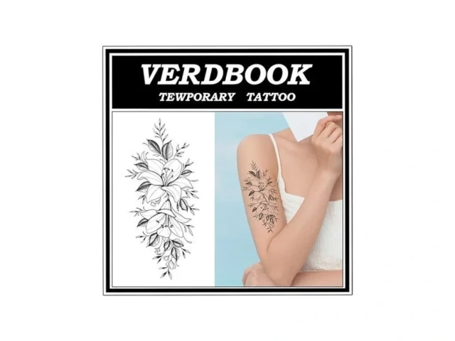 Verdbook Waterproof Temporary Tattoos 2-sheet… Coupon