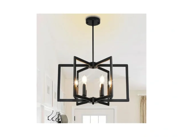 Axamate 21in Black Chandeliers For Dining Room… Code