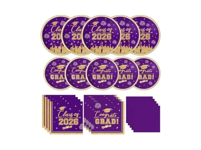 Graduation Plates And Napkins 2026 Graduation Party… Code