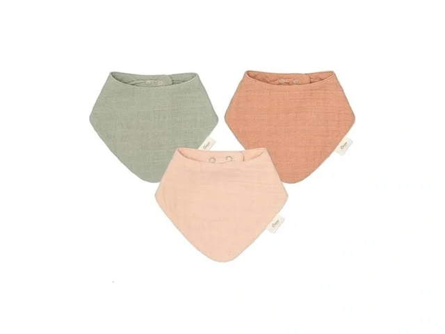 Crane Baby Soft Muslin Baby Bib Set Adjustable And… Coupon