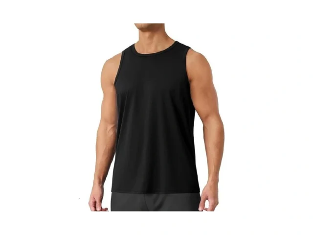 Boojo Tank Tops Men – Summer Black Quick Dry… Code