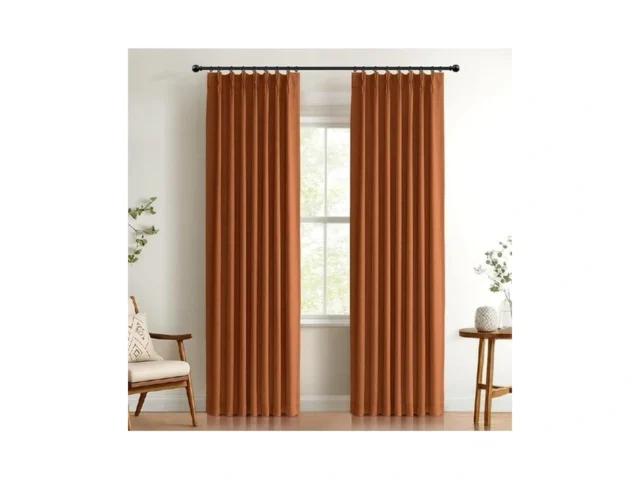 100 Blackout Shield Linen Look Textured Pinch… Coupon