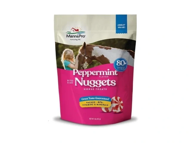 Manna Pro Bite-size Nuggets Horse Treats Peppermint…