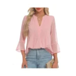 Amazon code: Aimcoo 3 4 Length Sleeve Womens Tops Hen