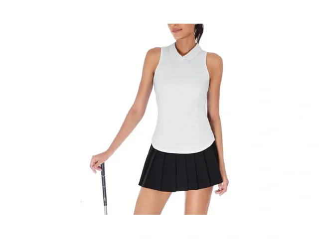 Zanzea White Golf Shirt Womens Sleeveless Golf… Code