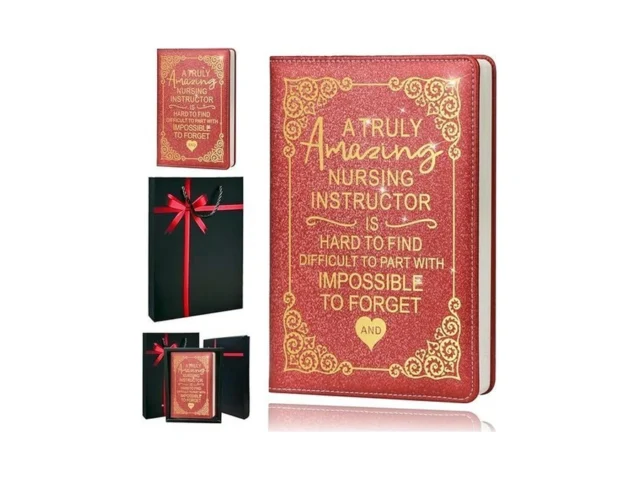 Qdwxdel Nurses Week Gifts A5 Hardcover Leather… Code