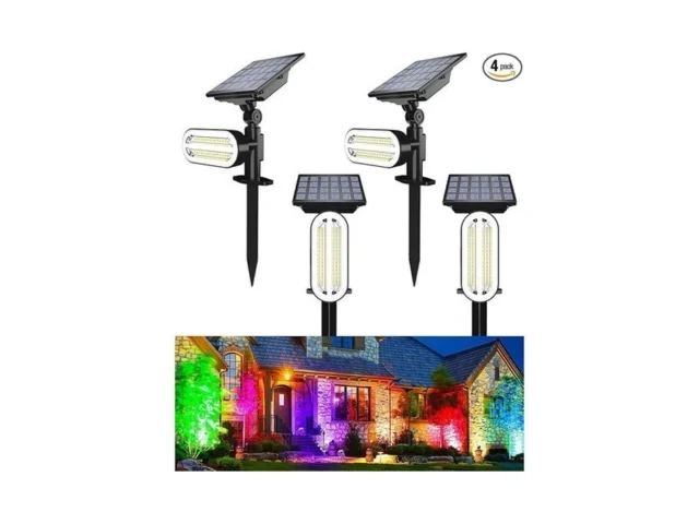 Haaray Solar Spotlights Outdoor Waterproof Color… Code