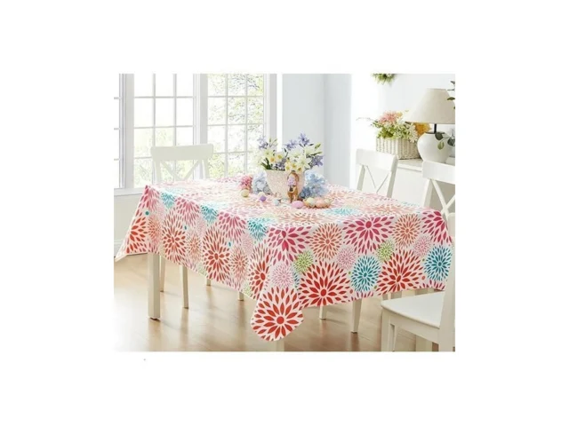 Newbridge Color Burst Celebration Vinyl Tablecloth… Coupon