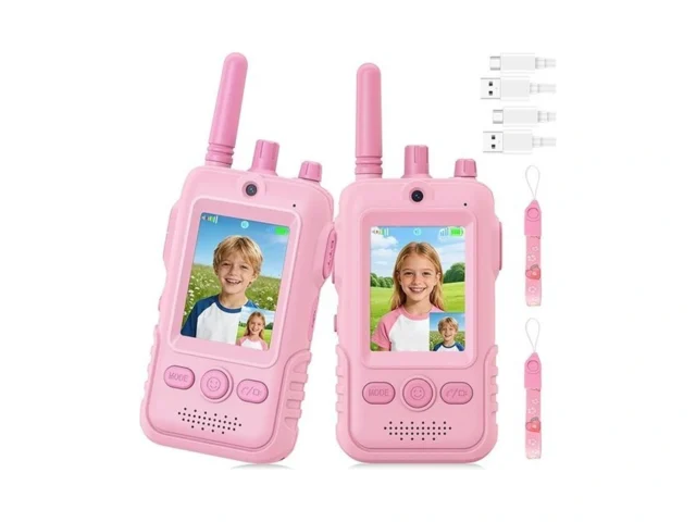 Walkie Talkies For Kids 2 Pack Rechargeable Video… Code