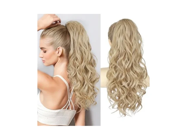 Hmd Ponytail Extension 24 Inch Claw Clip Wavy… Code