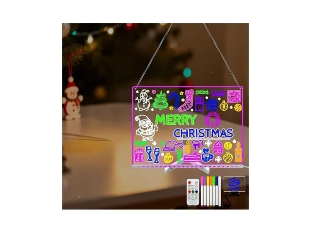 Dry Erase Board With Stand Acrylic Led Note Board… Code