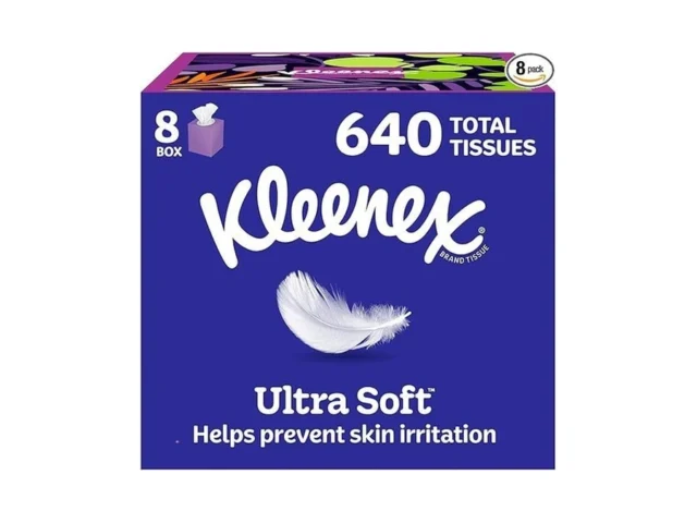 Kleenex Ultra Soft Facial Tissues 8 Cube Boxes 80… Coupon