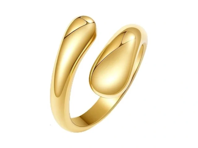 Inerney Gold Chunky Size 9 Rings For Women Non… Code