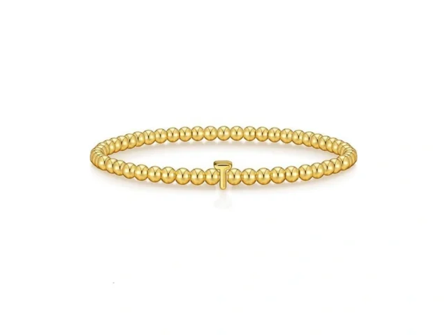 Wowshow Gold Bracelets For Women Stretch Initial… Code