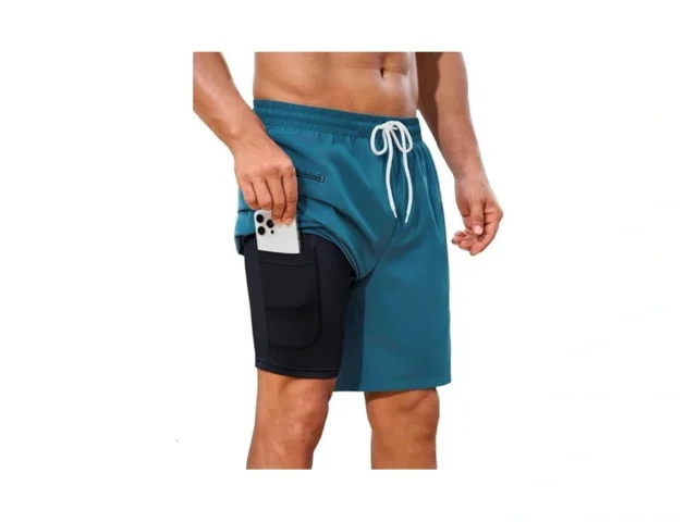 Incerun Mens Swim Trunks 9 Inch Bathing Suit Men… Coupon