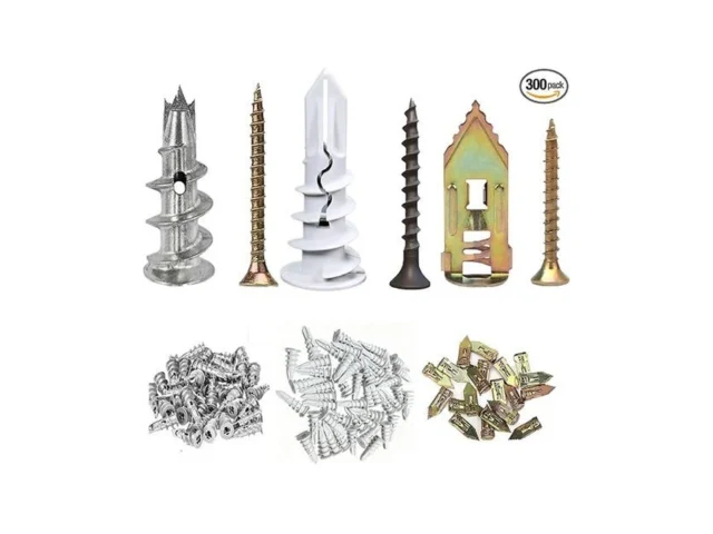 Sskkbx Drywall Anchors And Screws Kit 300pcs -… Code