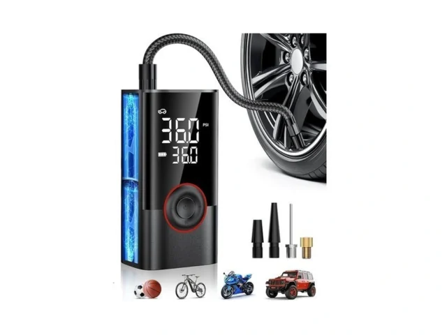 Omq Tire Inflator Portable Air Compressor 150psi… Code