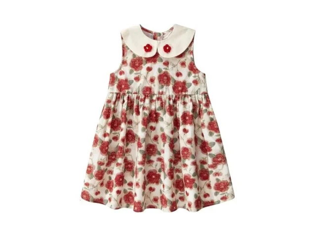 Little Bitty Toddler Girls Uniform Dress Cotton… Code