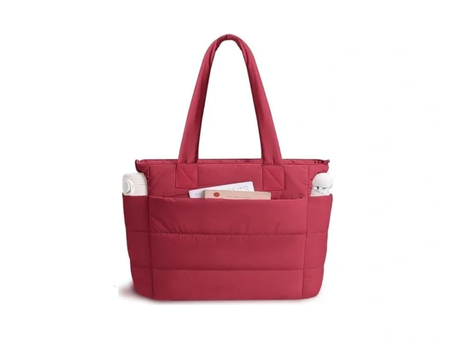 Tote Bag For Women Puffer Tote Bag Large Quilted… Code
