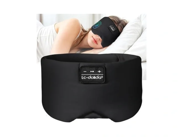 Lc-dolida Sleep Mask With Bluetooth Headphones Ice… Code