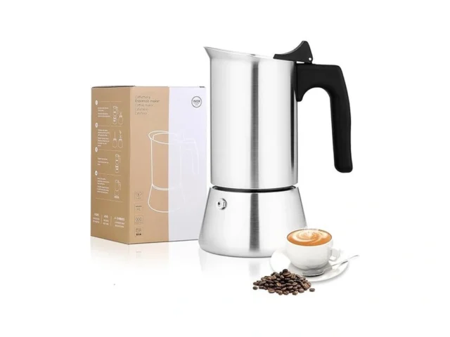 Vonates Stovetop Espresso Maker Stainless Steel… Code