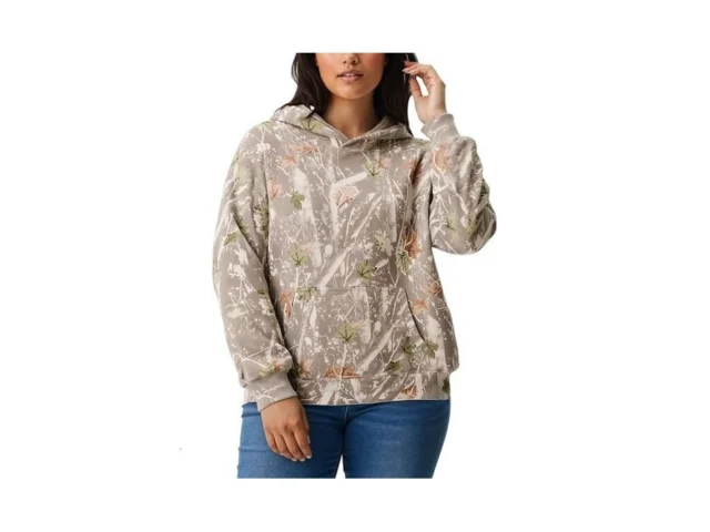 Accpur Women Oversized Fleece Camo Hoodies Maple… Code