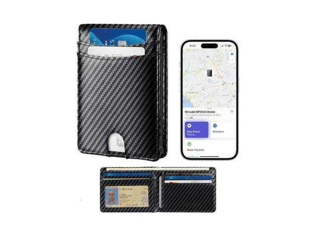 Miroddi Premium Leather Mens Wallet Works With… Code