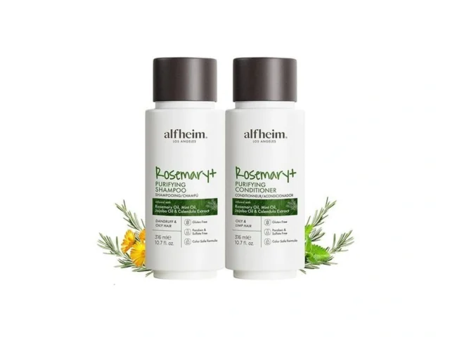 Alfheim Rosemary Purifying Shampoo Conditioner Set… Code