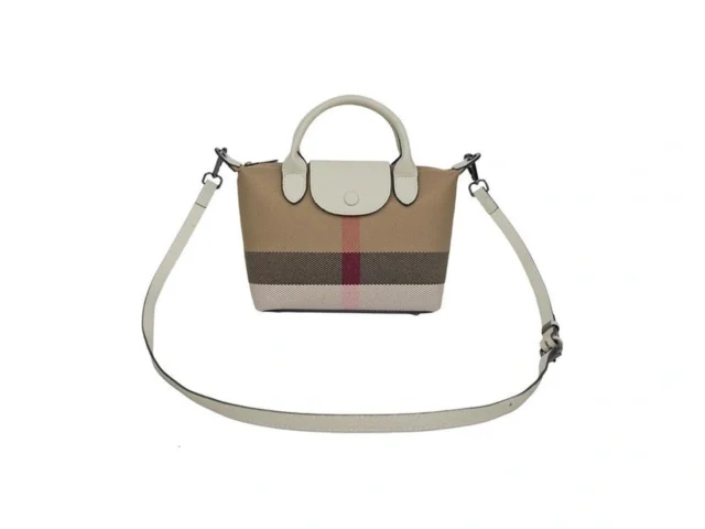 Floblura Mini Vintage Plaid Purse Genuine Leather… Code