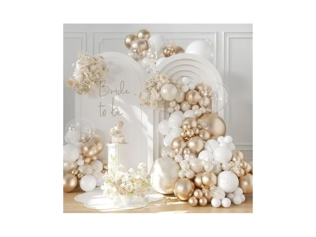 Crossfingers Pearl Champagne Gold And White Balloon… Code