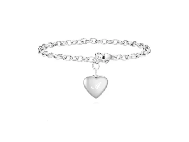 Hxnibatsar Stainless Steel Bracelet For Women Heart…