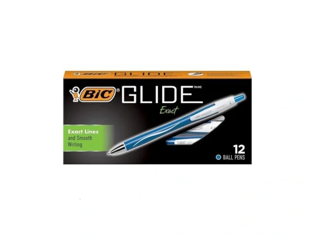 Bic Glide Exact Blue Retractable Ballpoint Pens… Coupon