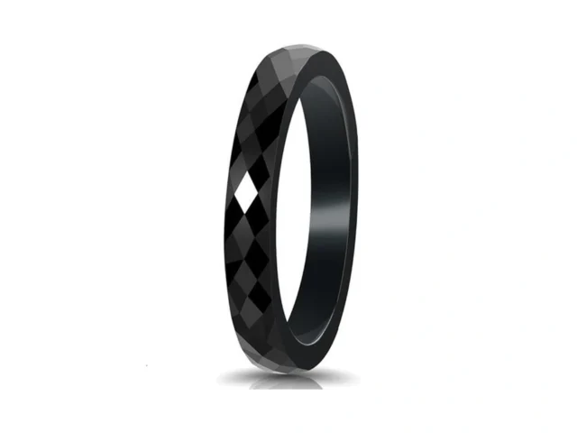 3mm 6mm 8mm Black White Ceramic Rings For Men Women…