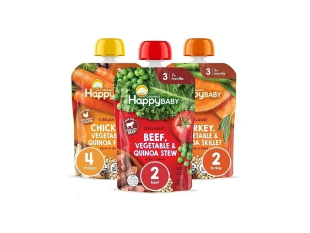 Happy Baby Organics Savory Blends Stage 3 Baby Food…