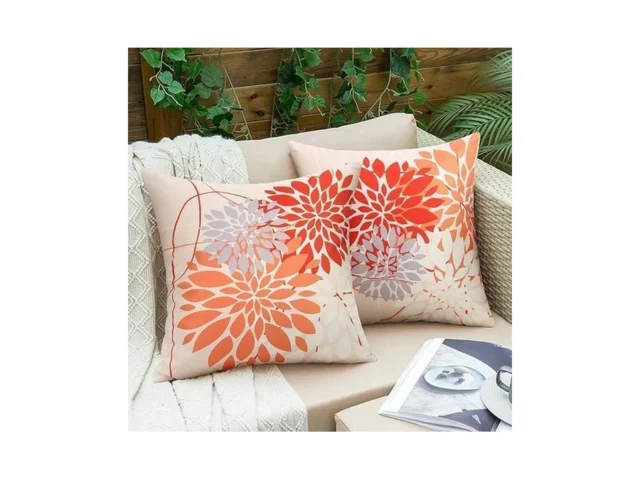 Pyonic Outdoor Throw Pillow Covers 18×18 Waterproof… Code