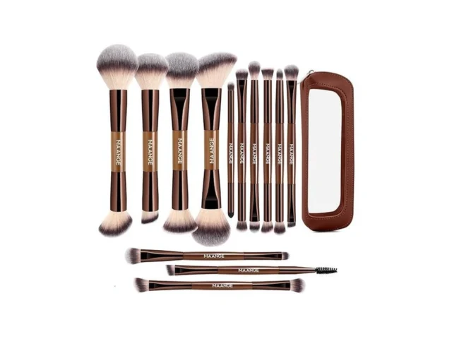 Maange 13 Pcs Foundation Makeup Brush Set With Bag… Coupon