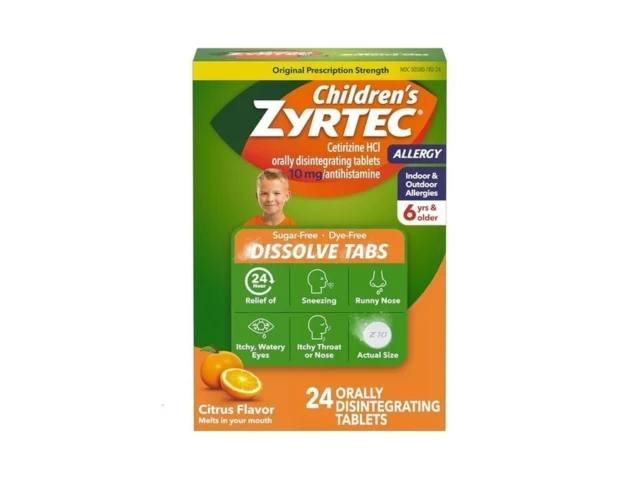 Zyrtec Children S 24 Hour Dissolving Allergy Relief…