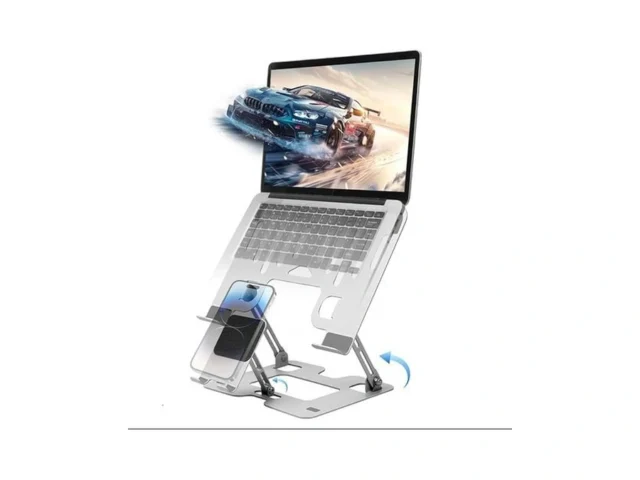 Ooycyoo Alloy Steel Laptop Stand Ergonomic 2-in-1… Code