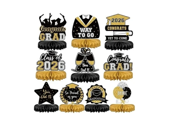 10pcs Graduation Decorations 2026 Class Of 2026… Code