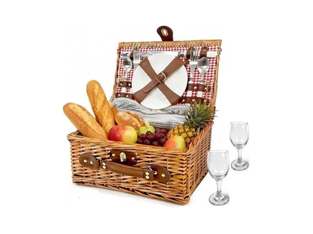 Picnic Basket For 2 – Picnic Basket With Cutlery… Code