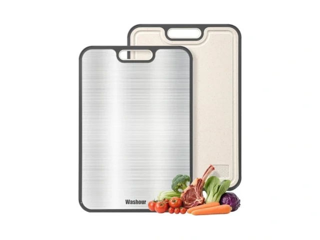 Washour Titanium Cutting Boards For Kitchen Non… Code
