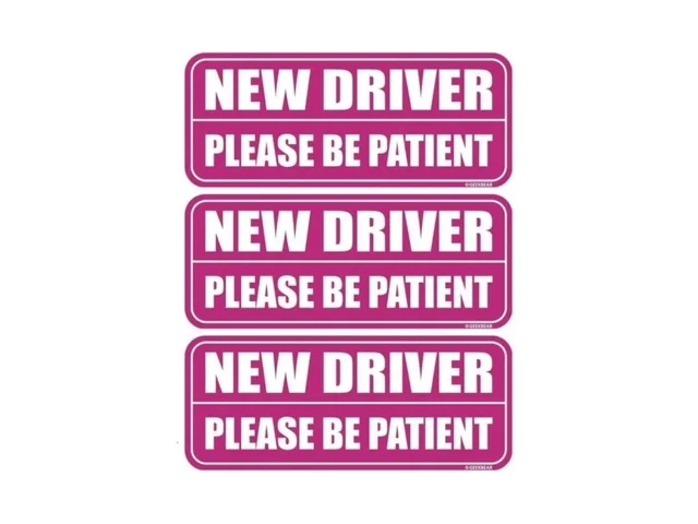 Geekbear New Driver Car Magnet – Colorful… Code