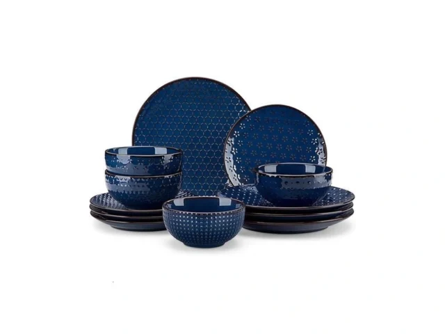 Malacasa 12 Pieces Dinnerware Sets Modern Plates… Code